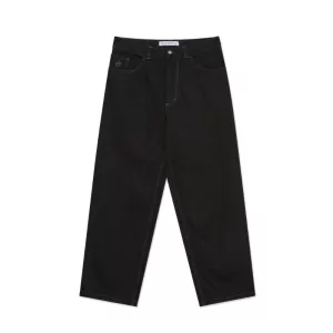 Polar Skate co Big Boy Pants Black Blue Stitching