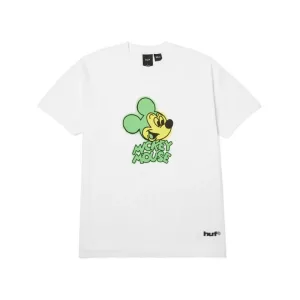 Huf x Mickey Spray Tee White