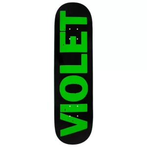 Violet Crew Deck Green Black 8.18"