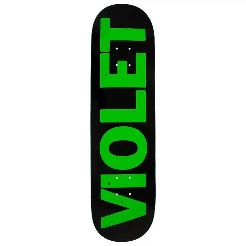 Violet / Violet Crew Deck / Black – Green / 8.18&Prime;