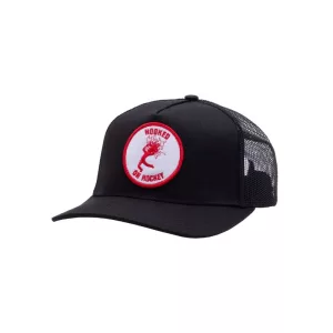 Hockey Hooked On Hockey Hat Black