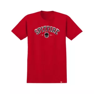 Spitfire Wheels T-shirt Youth Team BigHead Flames Red