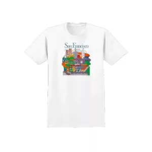 Real T-shirt Sanfrancisco Travel White