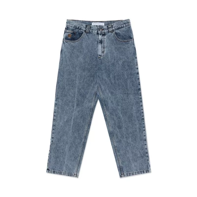 Polar Skate Co / 93 Pants / Heavy Washed Blue