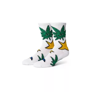 Huf Green Buddy Star Sign Socks