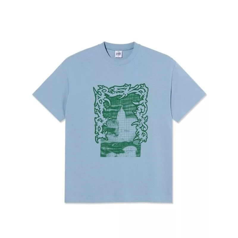 Polar Skate Co / Tee Passing Resemblance / Grey Blue