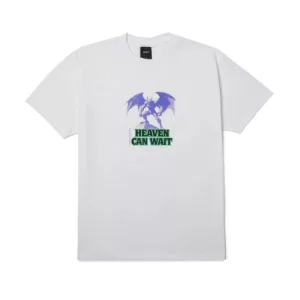 Huf T shirt heaven can wait white