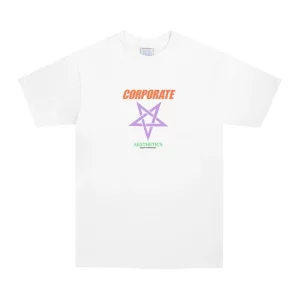 Sci Fi Fantasy Corporate Aesthetics Tee White