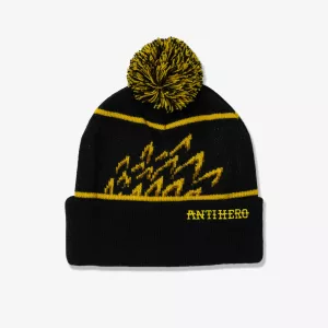 Antihero Beanie Eagle Pom black yellow