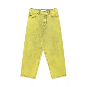 Polar Skate Co Big Boy Pants Demon Child Lemon Black